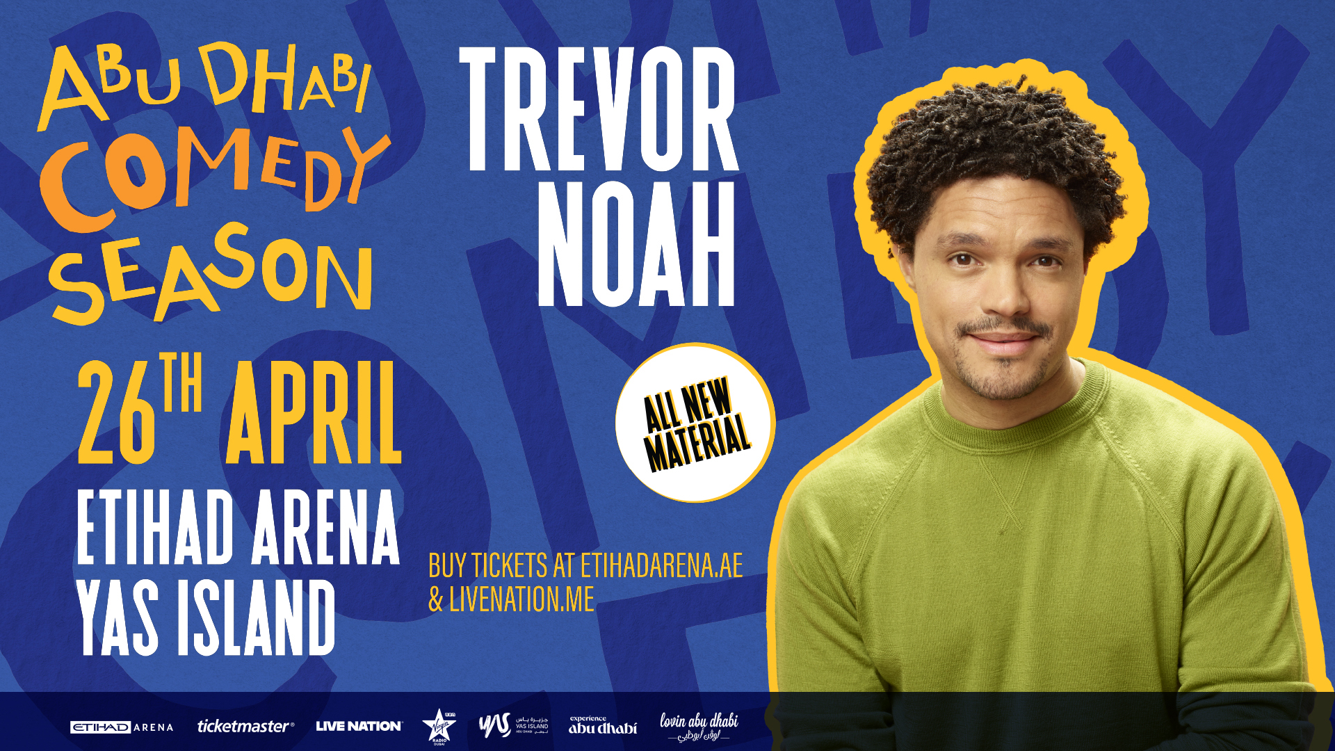 Watch Trevor Noah at Abu Dhabi Comedy Season